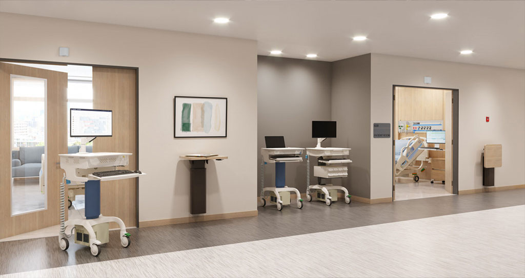 HAT Collective Healthcare point of care solutions featuring medical carts